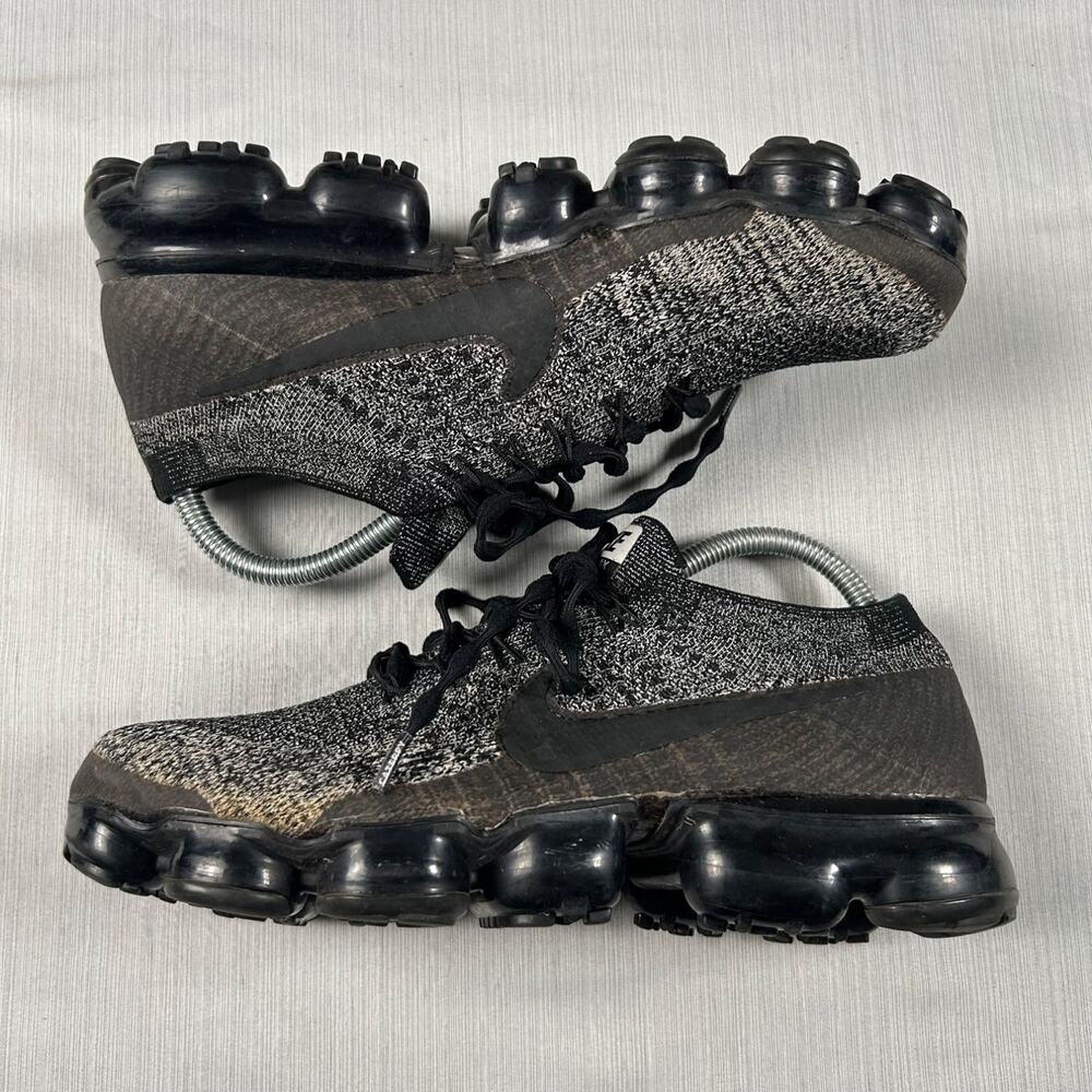 Nike Air Vapor Max Flyknit Women's Athletic US 8.5 Black Construction Vapormax